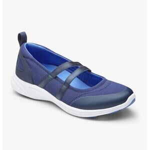 Vionic Agile Opal Slip On Casual Flats with Concealed Orthotic Support - Blue 11
